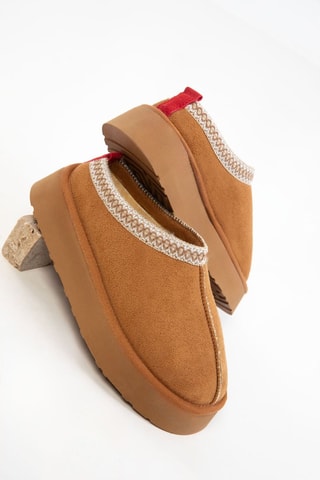 Bottines plateformes - Marron