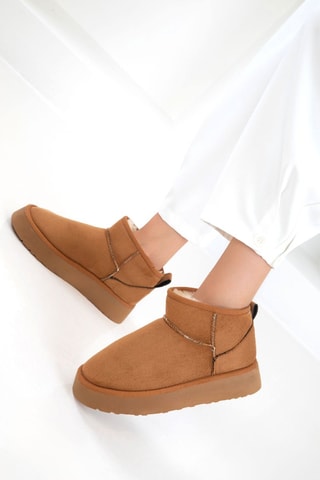 Bottines fourrées - Marron