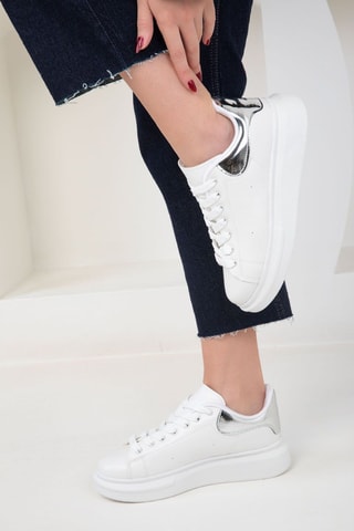 Baskets plateformes - Blanc