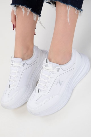 Baskets plateformes - Blanc