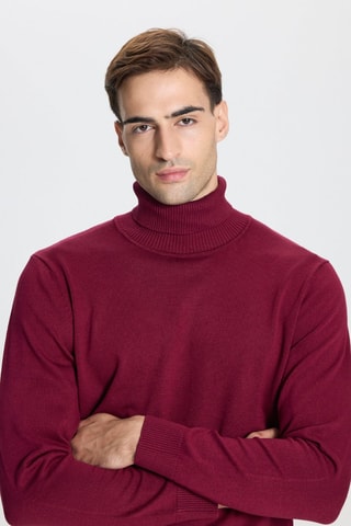 Pull regular - Bordeaux