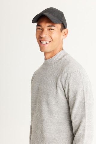 Pull regular - Gris clair