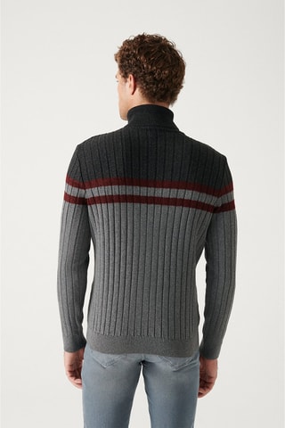 Pull regular en laine - Anthracite