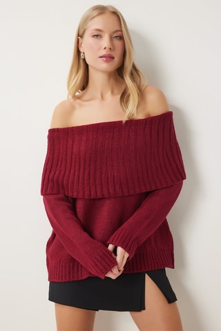 Pull regular - Bordeaux