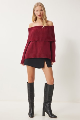 Pull regular - Bordeaux