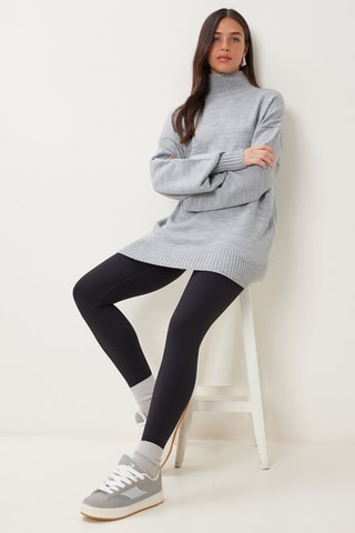 Pull oversize - Gris clair