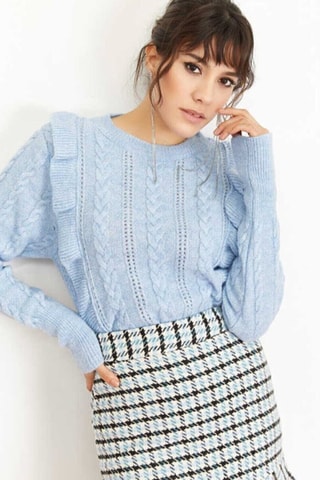 Pull slim - Bleu clair