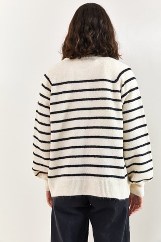Pull - Blanc et noir