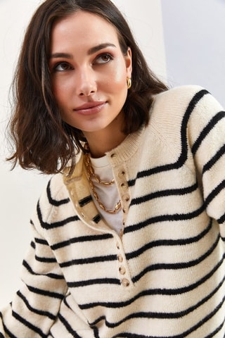 Pull - Blanc et noir