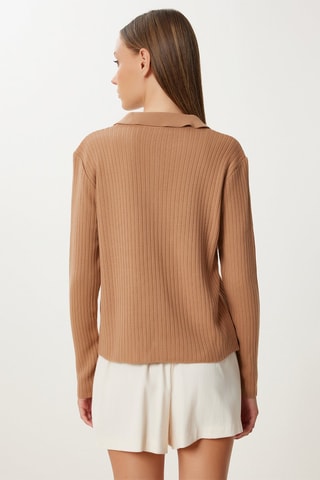 Gilet regular en laine - Beige