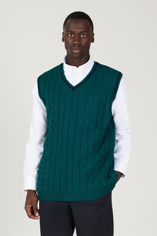 Gilet regular sans manches - Vert 