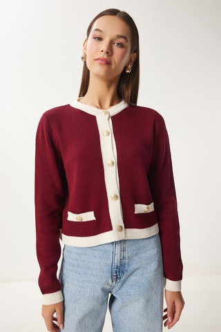 Gilet regular - Bordeaux