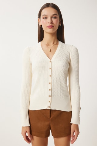 Gilet regular - Ecru