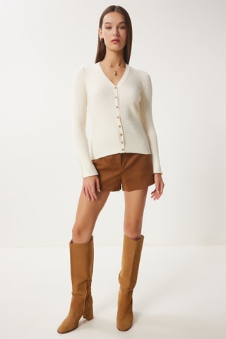 Gilet regular - Ecru