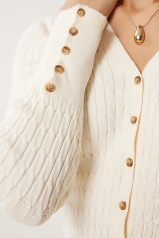 Gilet regular - Ecru