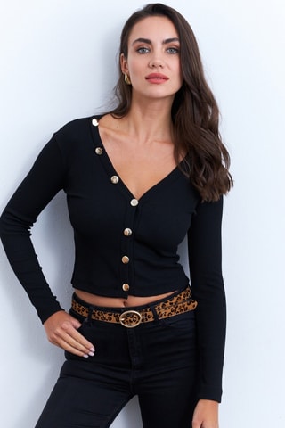 Gilet regular - Noir