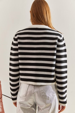 Gilet regular - Blanc et noir