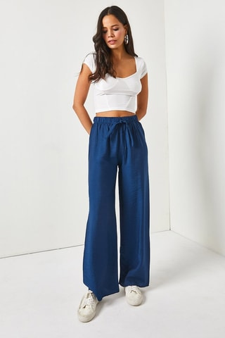 Pantalon loose - Bleu marine
