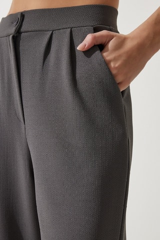 Pantalon palazzo - Gris