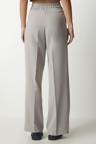 Pantalon palazzo - Gris