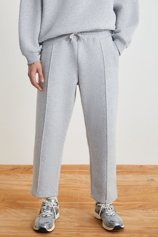 Pantalon de survêtement - Gris clair chiné