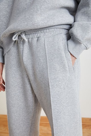 Pantalon de survêtement - Gris clair chiné