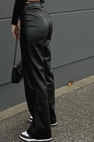 Jean taille haute - Noir