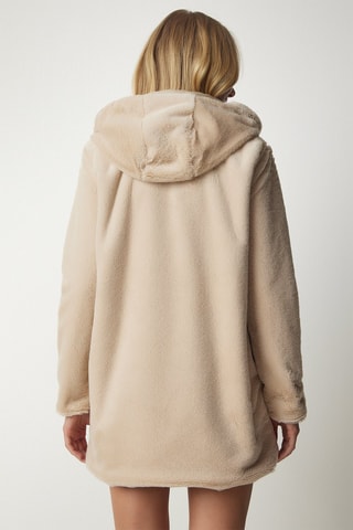 Manteau à capuche - Beige