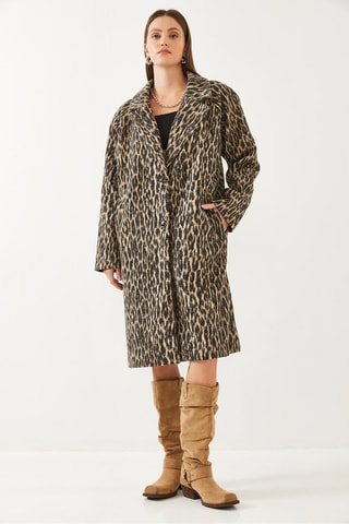 Manteau en laine - Marron