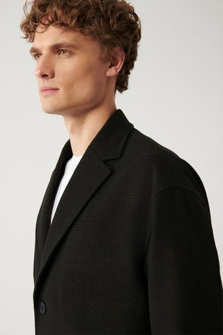 Manteau en laine - Anthracite