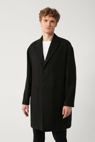 Manteau en laine - Anthracite