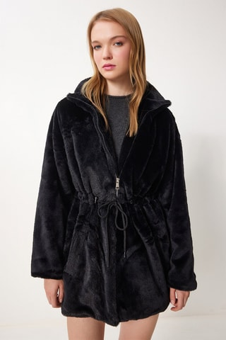 Manteau regular - Noir