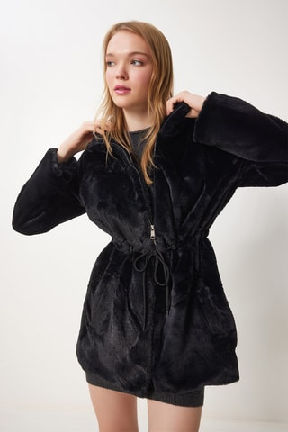 Manteau regular - Noir