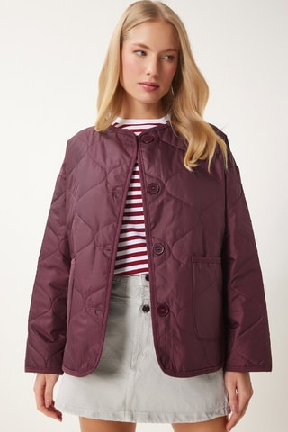 Veste regular - Bordeaux