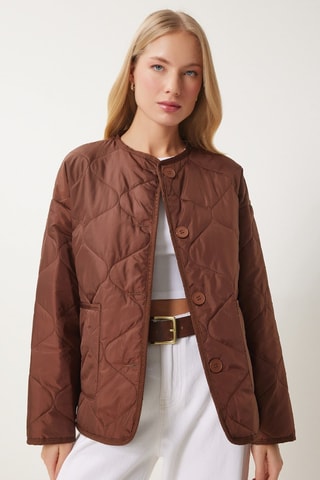 Veste regular - Marron