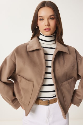 Veste regular - Beige