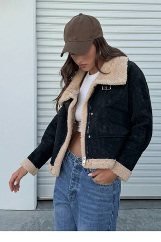 Veste en laine - Noir