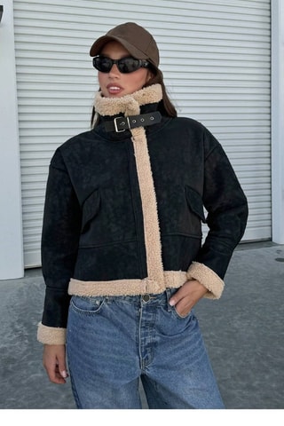 Veste en laine - Noir