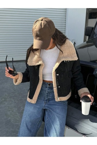 Veste en laine - Noir