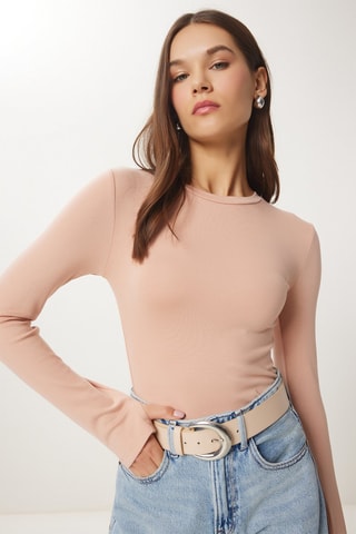 Top slim - Beige