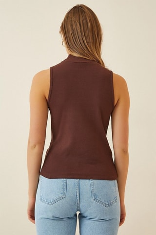 2 tops - Beige et marron