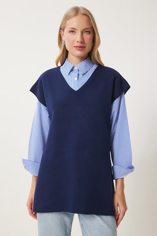 Top regular - Bleu marine