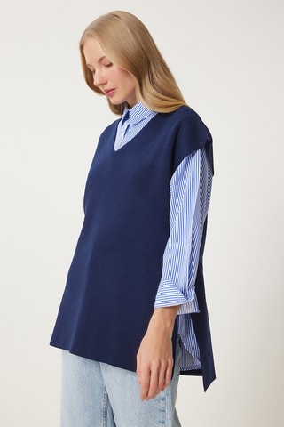 Top regular - Bleu marine