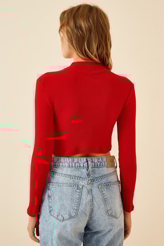 Crop top - Rouge