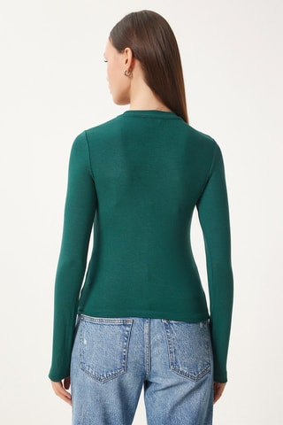 2 tops regular - Ecru et vert