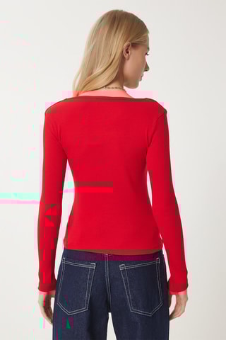 Top slim - Rouge