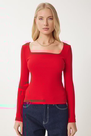 Top slim - Rouge