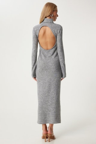 Robe pull regular - Gris chiné