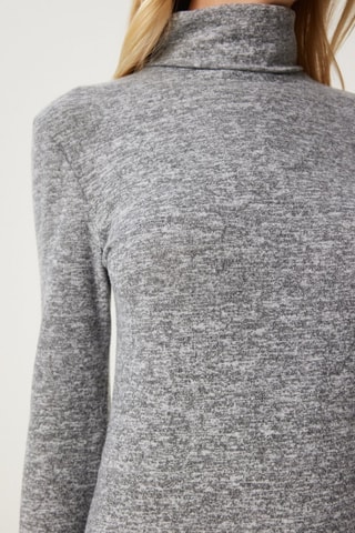Robe pull regular - Gris chiné