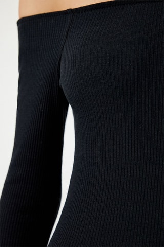 Robe fourreau - Noir